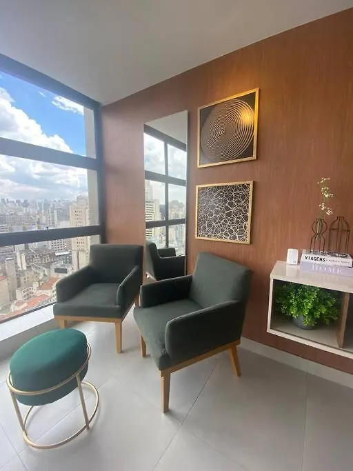 M3327 | Loft 33º Andar No Maior Predio De Sp | Sampa Sky Apartment Sao Paulo Brazil